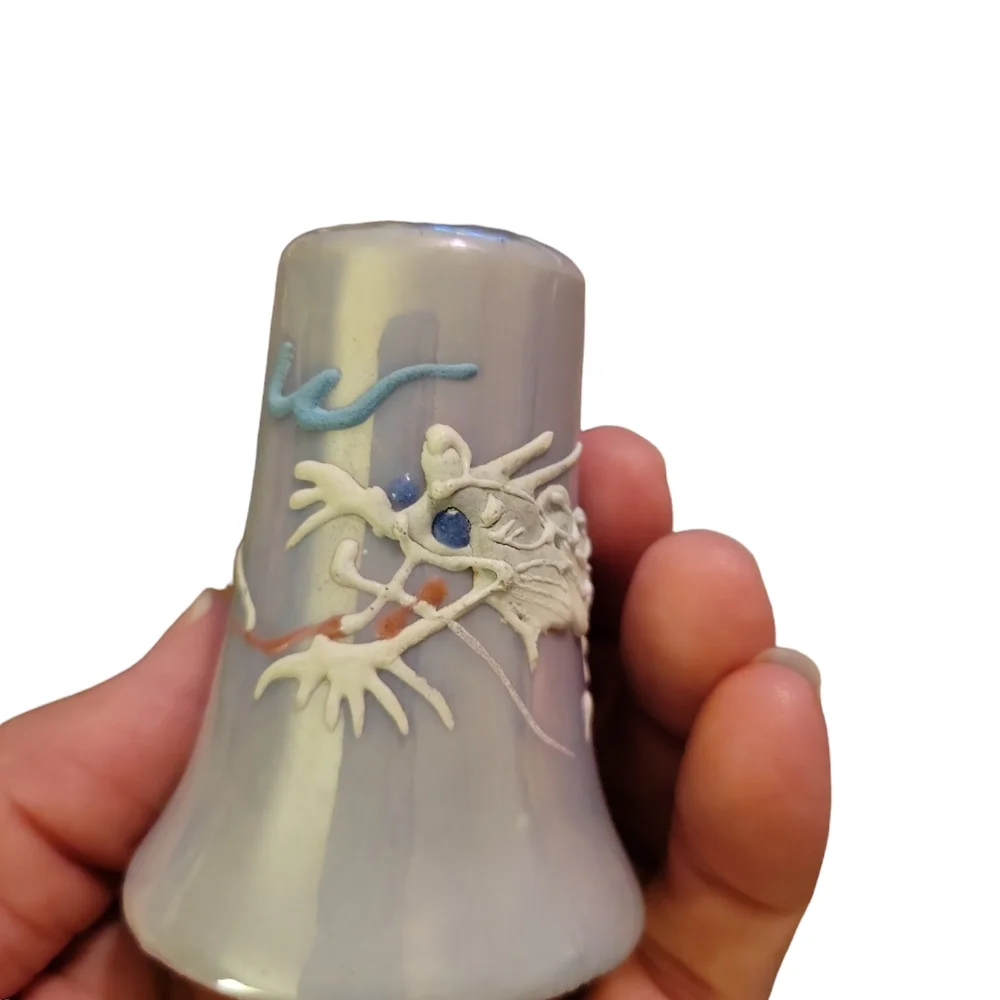 Vintage Japanese Moriage Salt & Pepper Shakers